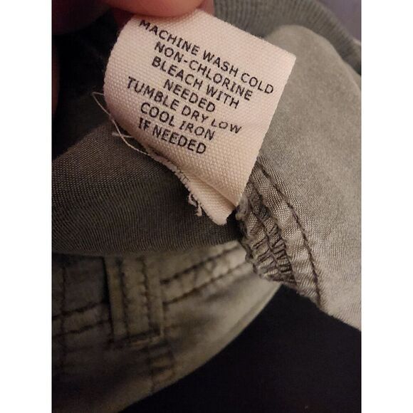 MARRAKECH Anthropologie  Utility Pants Womens Size 29 Distressed Green Cargo - Picture 4 of 5